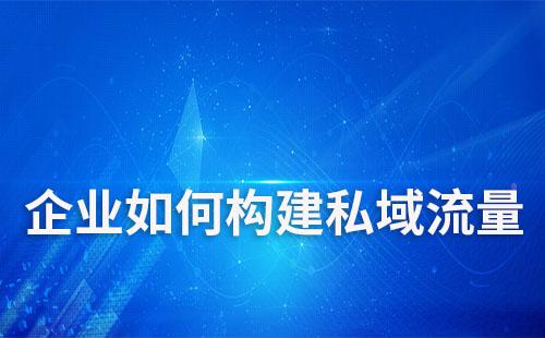 企业如何构建自己的私域流量